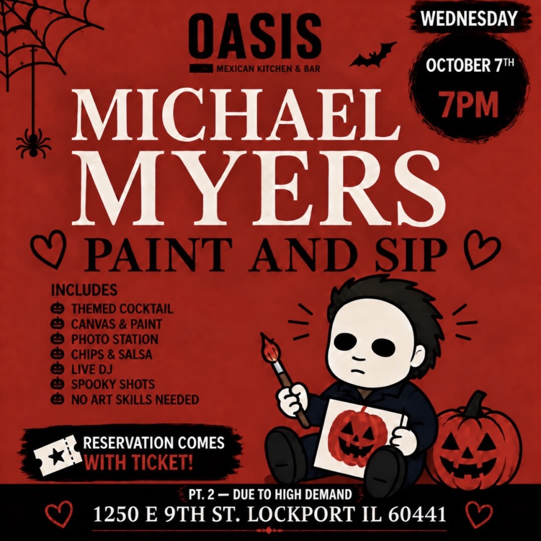 Michael Myers Paint & Sip