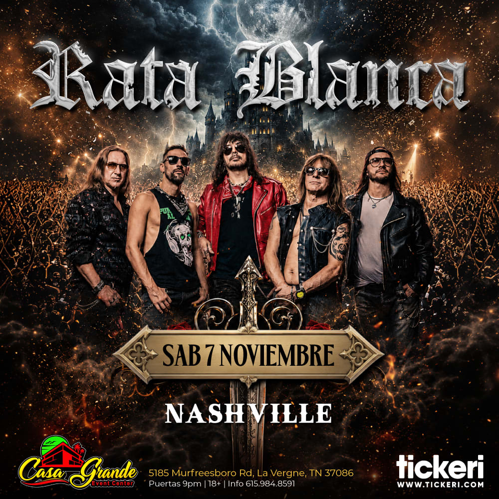 Rata Blanca en concierto en Nashville