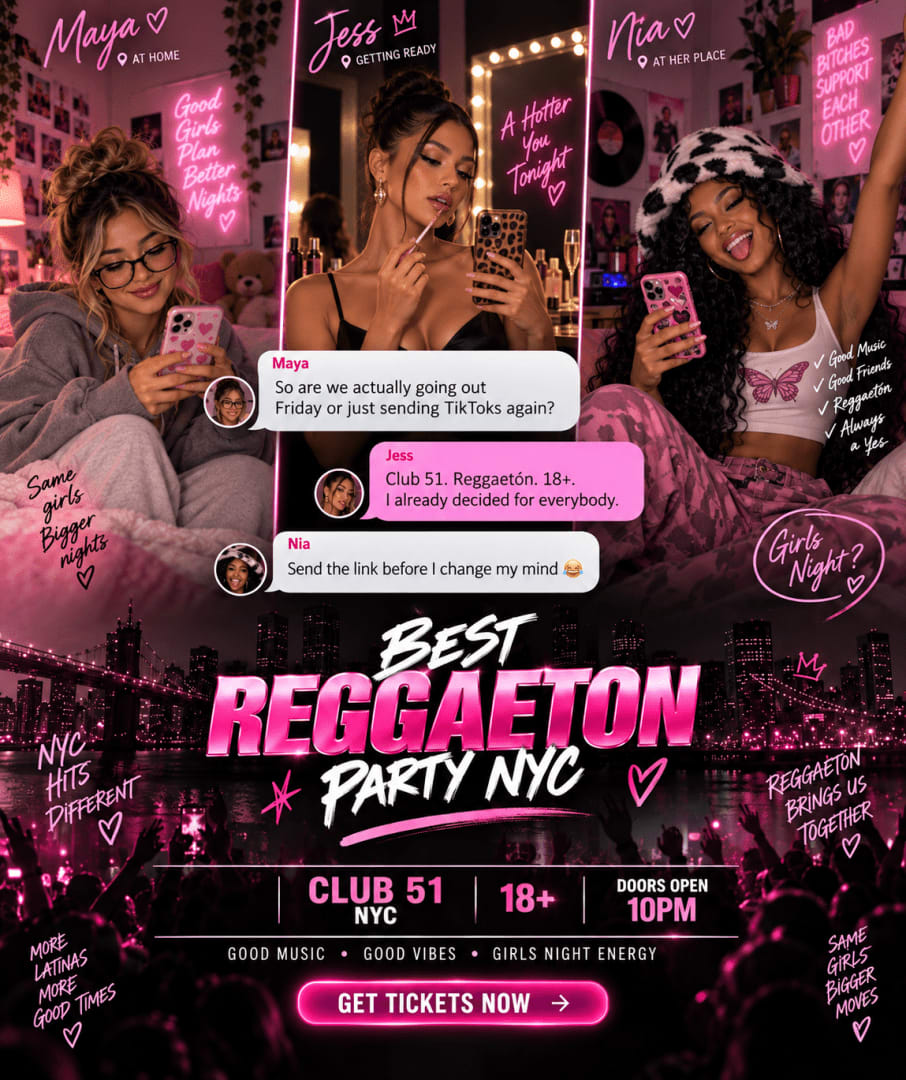 Best Reggaeton Party NYC - 18+