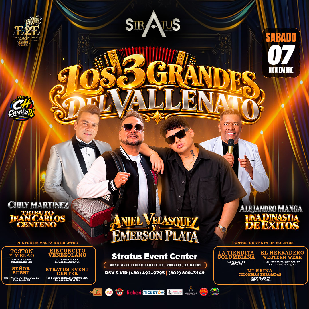 LOS 3 GRANDES DEL VALLENATO.