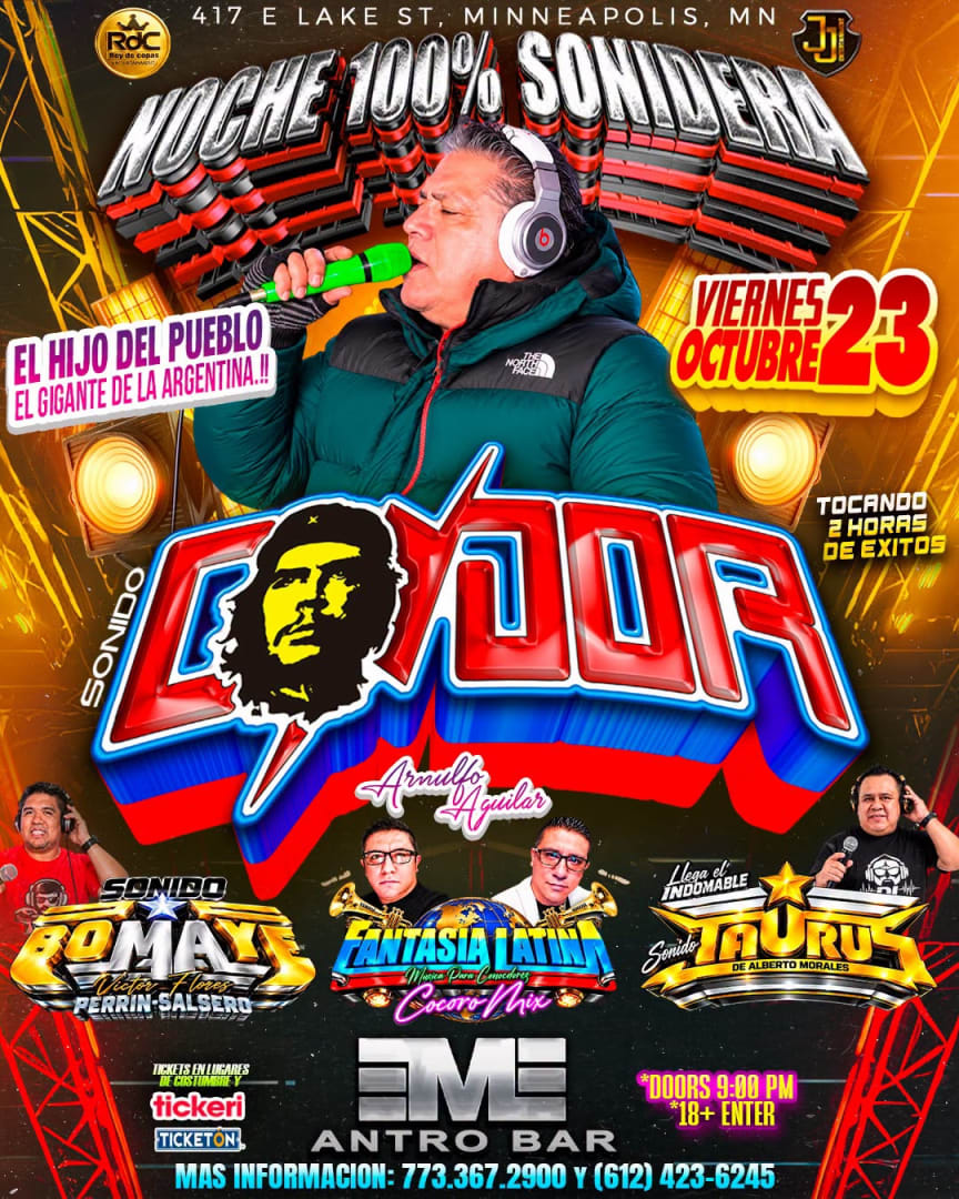 Sonido CONDOR en MINNEAPOLIS