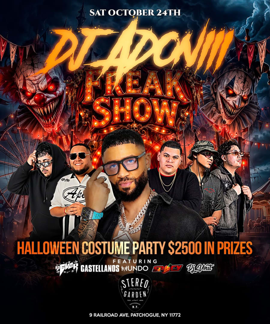 🎃 DJ ADONI Live Freak Halloween Show and Costume Party
