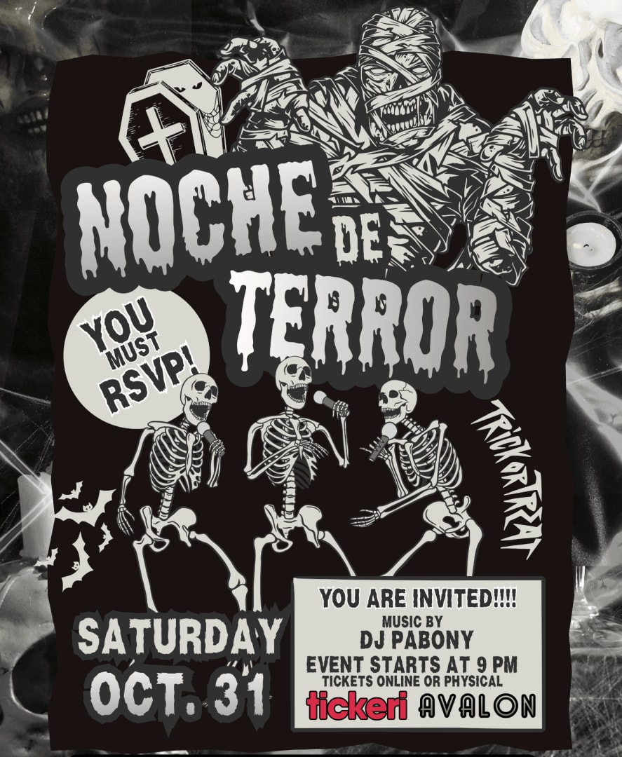Noche De Terror | HALLOWEEN PARTY | YOU MUST RSVP WITH TICKET