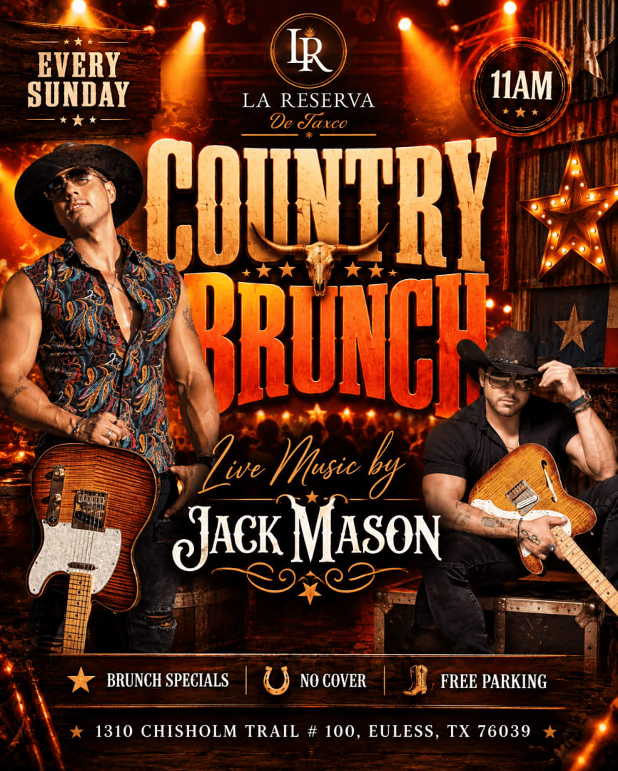 🎶🔥 🎤 LIVE MUSIC BRUNCH SUNDAYS WITH JACK MASON! 🔥🎶