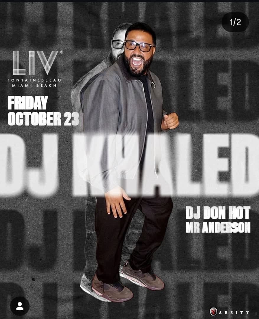 Showtime Fridays Pre Halloween Party DJ Khaled Live At LIV