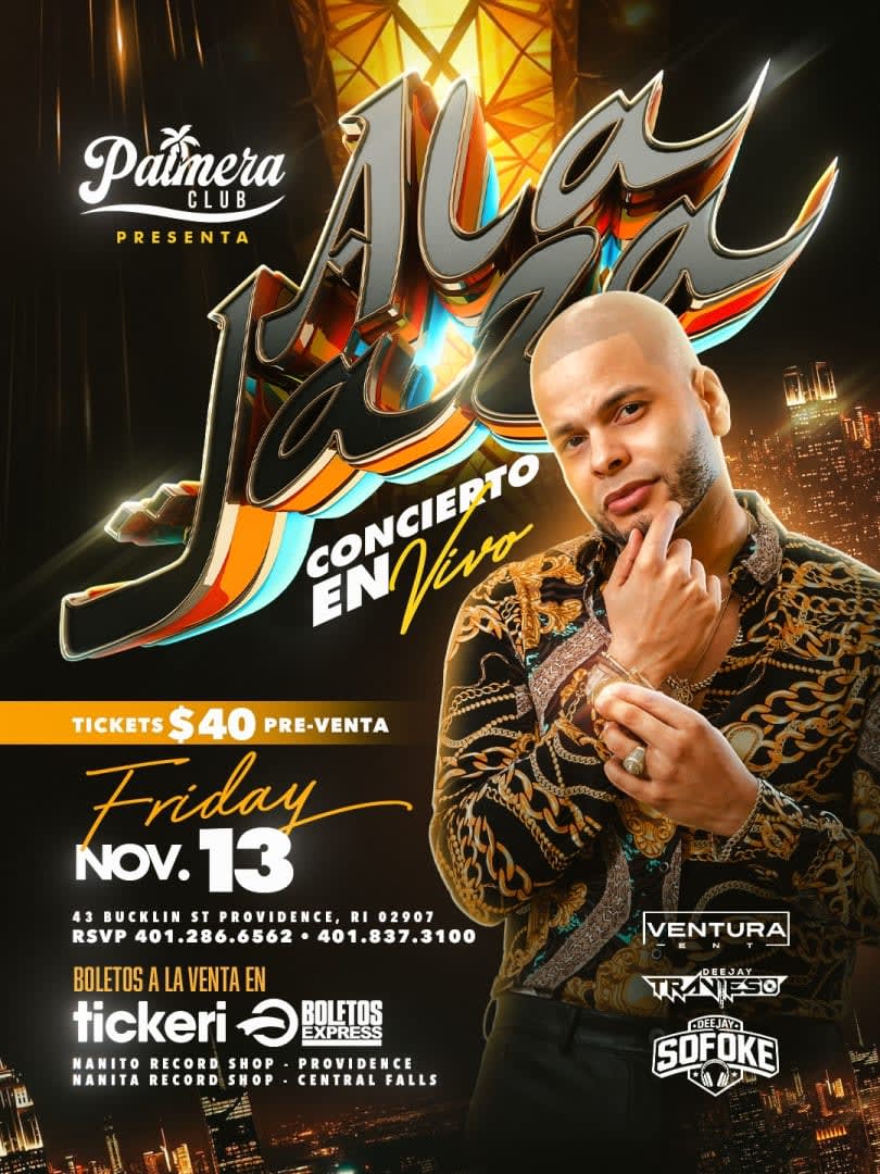 ALA JAZA EN CONCIERTO | 2 HORAS EN TARIMA | PALMERA CLUB | PROVIDENCE, RI
