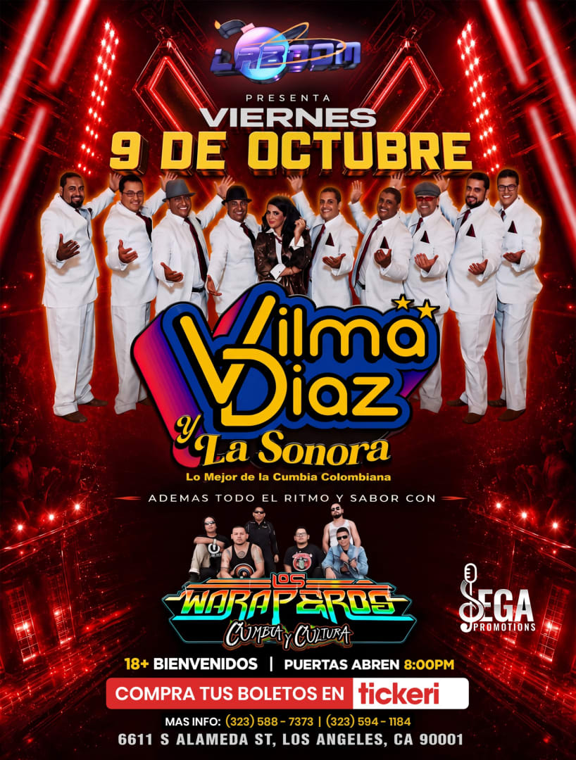 VIlma Diaz y La Sonora en Los Angeles