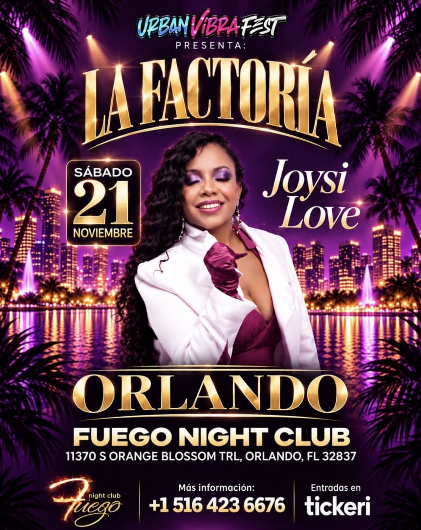La Factoria Joysi Love En Vivo en Orlando