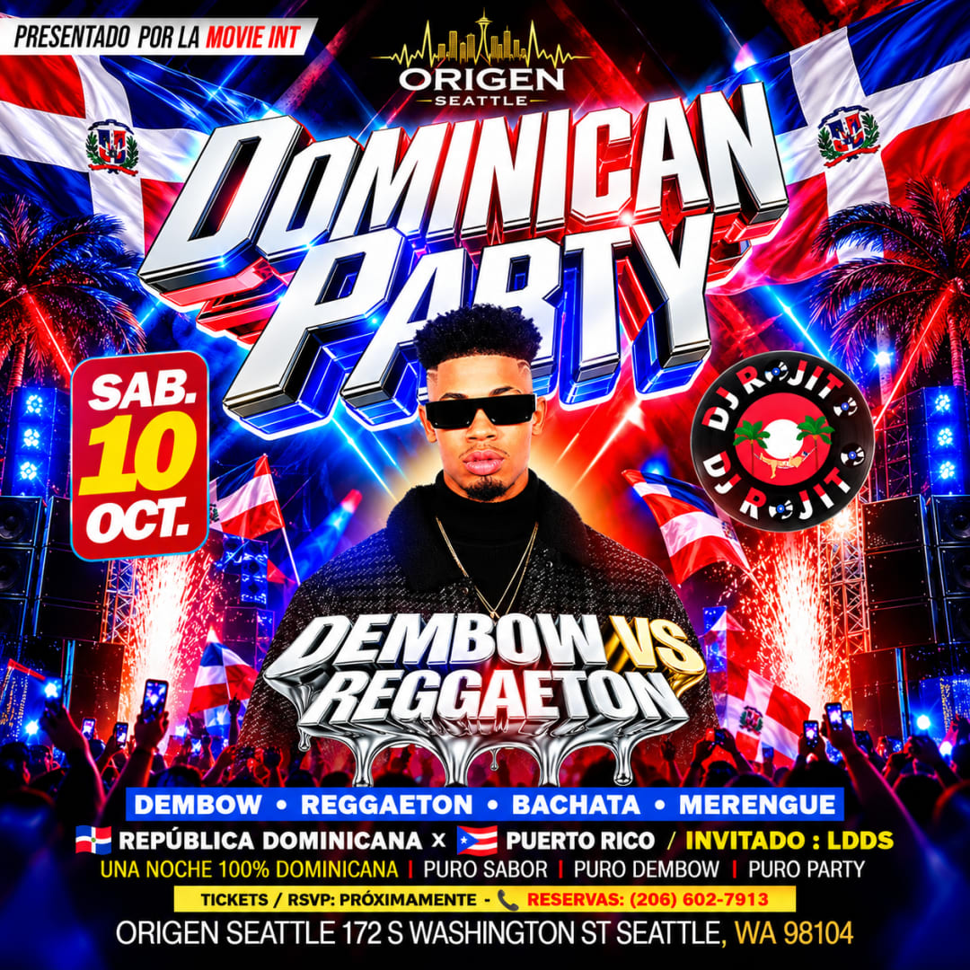 Dominican Party – Dembow vs Reggaetón en Seattle