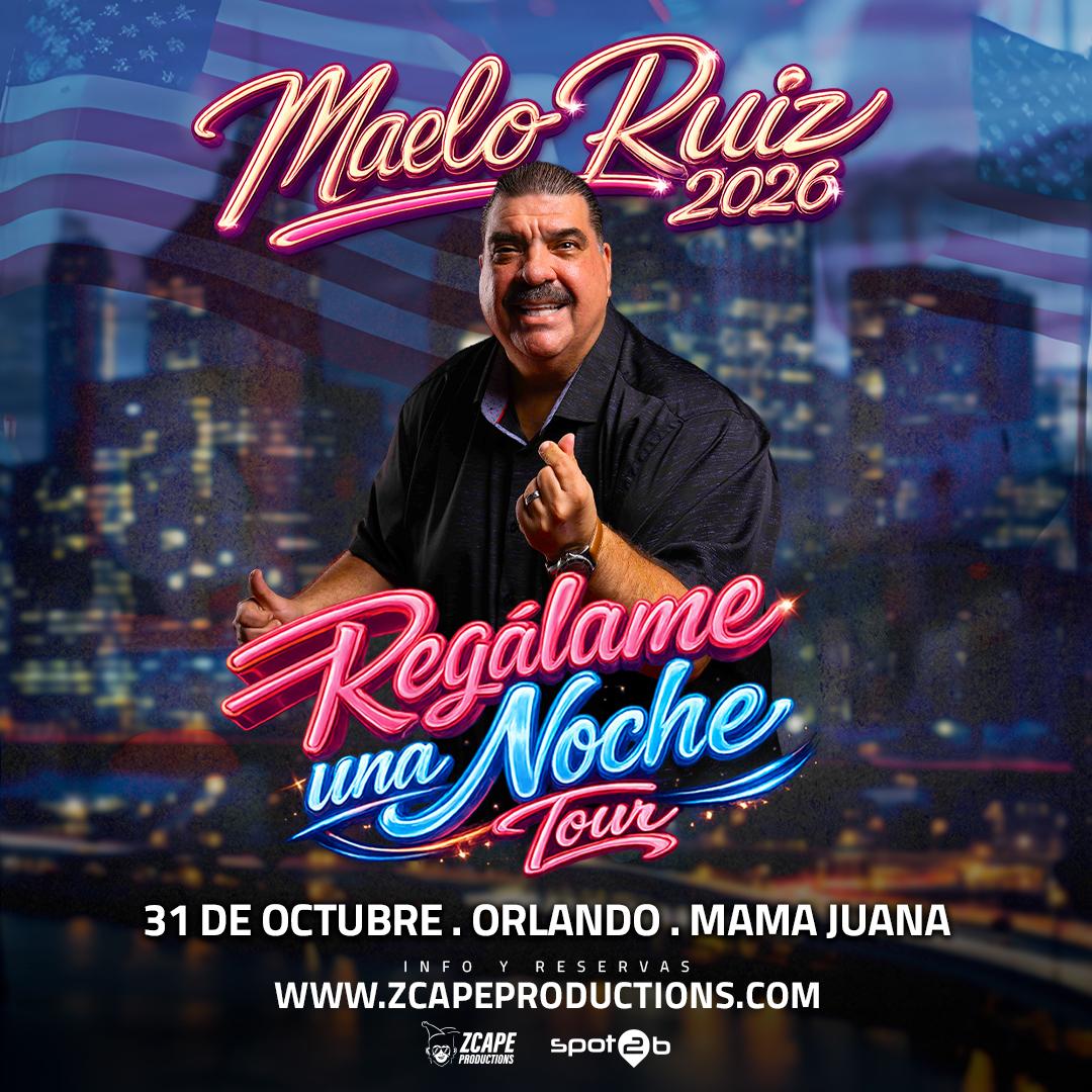 Maelo Ruiz 2026 Regalame una Noche Tour