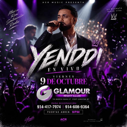 Yenddi en Port Chester, New York – Tour 2026