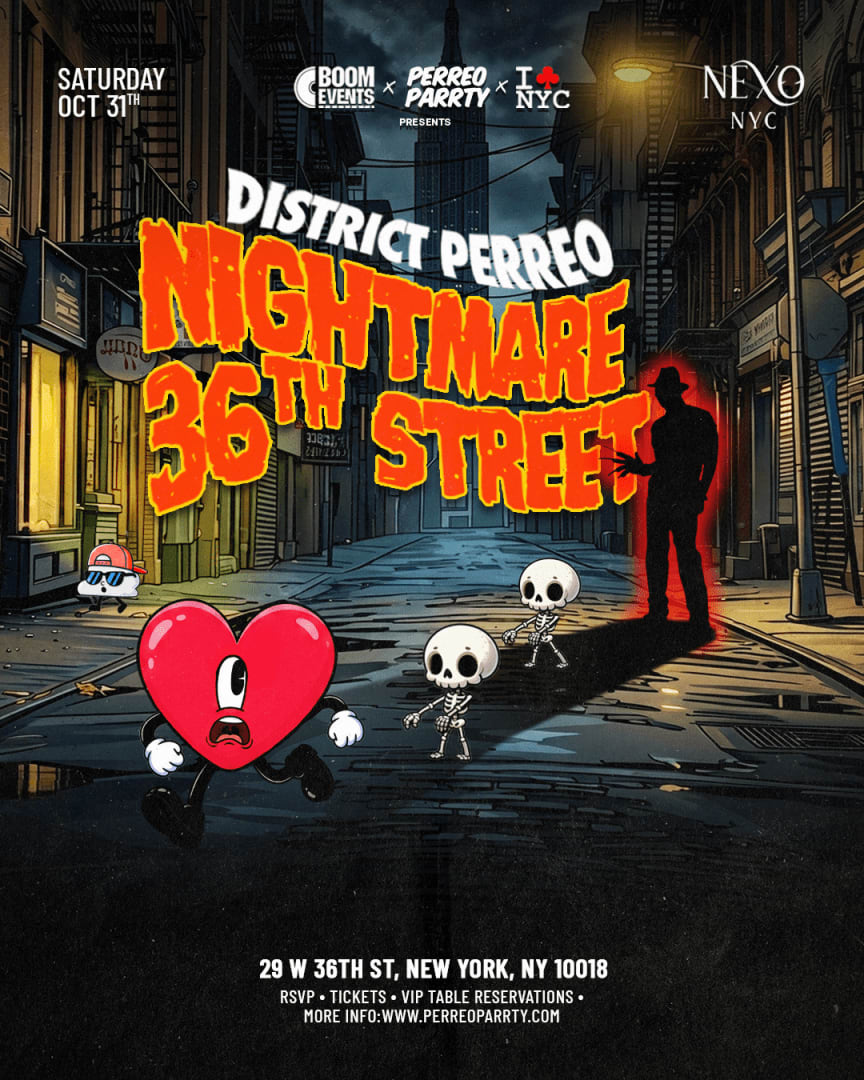 HALLOWEEN. NIGHTMARE. ON 36. - DISTRICT PERREO @ NEXO NYC