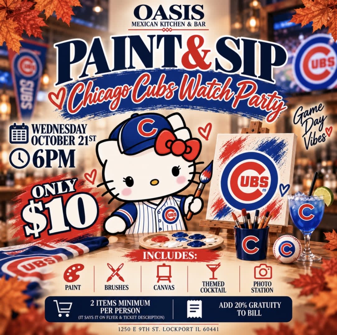 Hello Kitty Cubs Paint & Sip