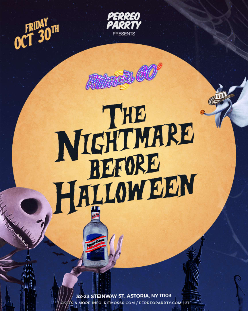 The Nightmare Before Halloween Colombian Parrty at Ritmos 60