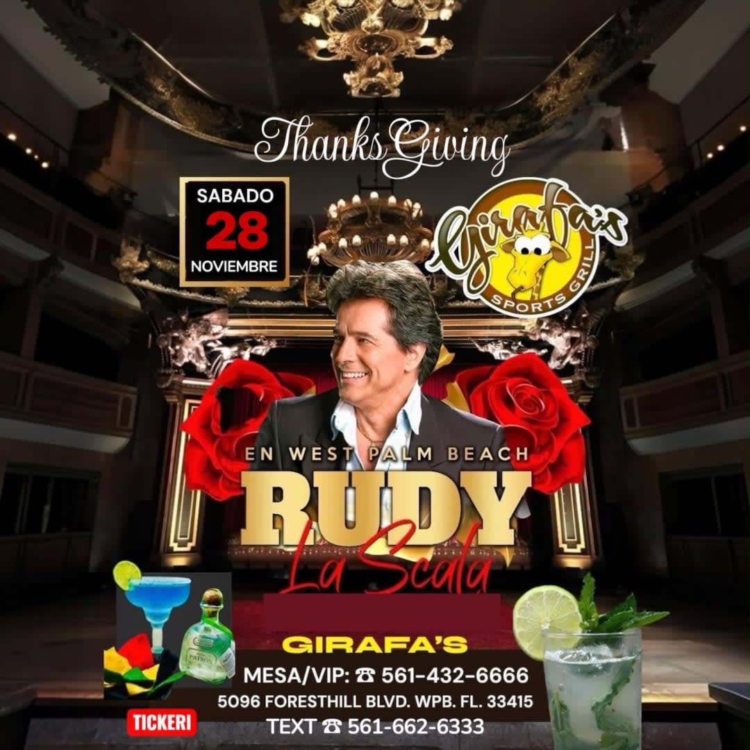 RUDY LA SCALA en VIVO - WEST PALM BEACH