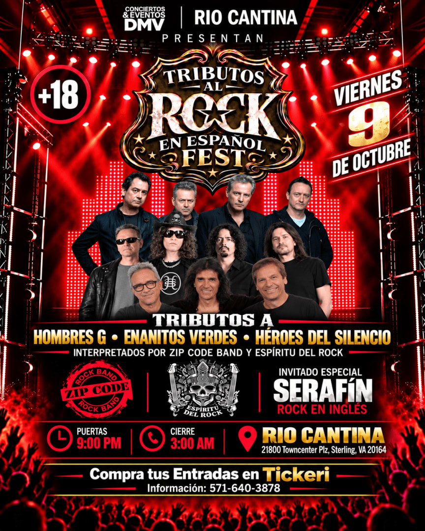 TRIBUTOS ROCK EN ESPAÑOL FEST en STERLING