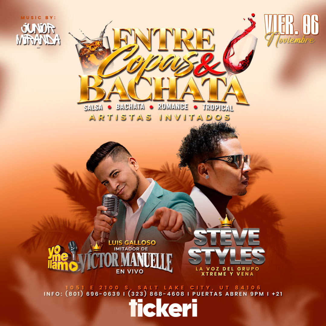 Steve Styles (ex Xtreme ) y Lui Galloso (Tributo a Víctor Manuelle ) en Salt Lake City