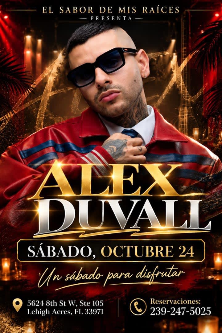 Alex Duvall en Concierto