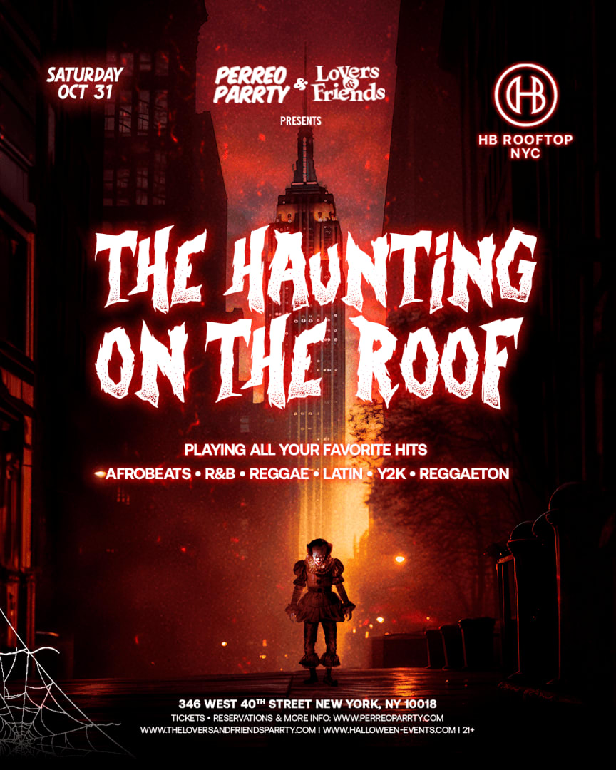 The Haunting on the Roof - Afrobeats + R&B + Reggae Party Halloween