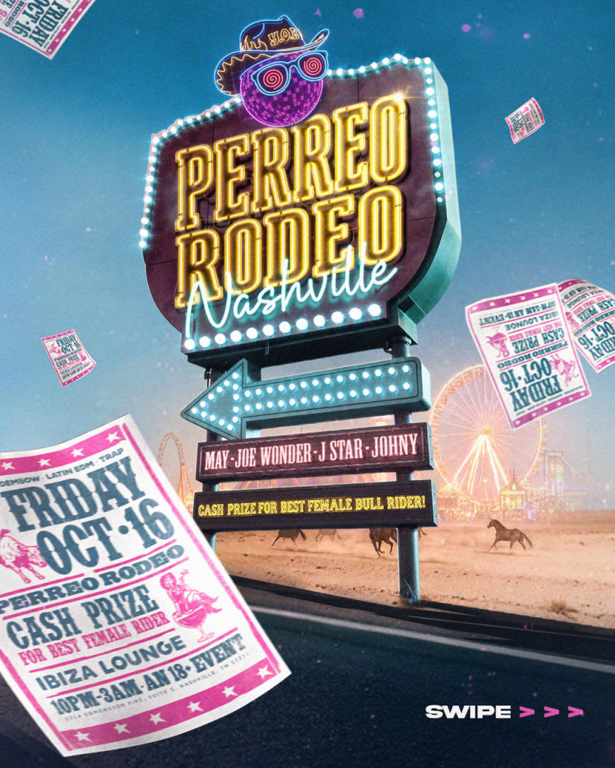 Perreo Rodeo @ Ibiza Lounge: Nashville, TN