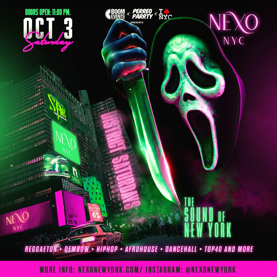 District Saturdays: Reggaeton & Dancing at Nexo Midtown Nightclub Halloween