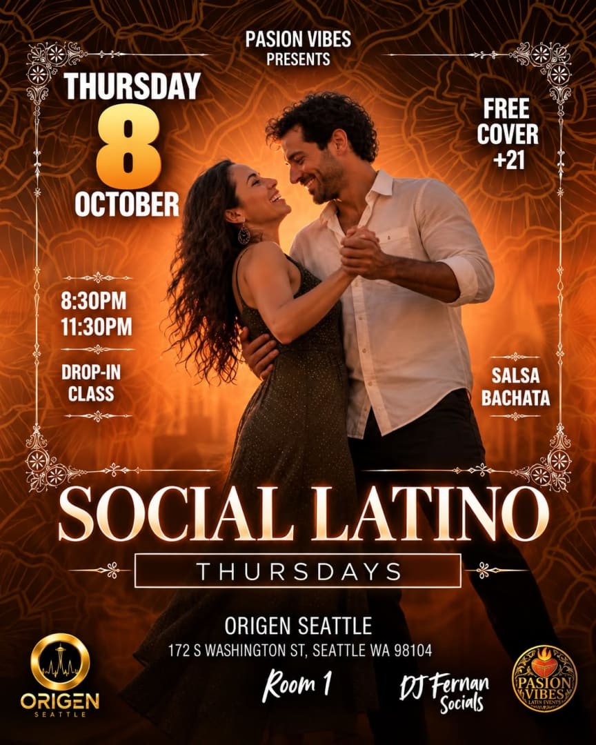 Social Latino Thursdays – Salsa & Bachata at Origen Seattle