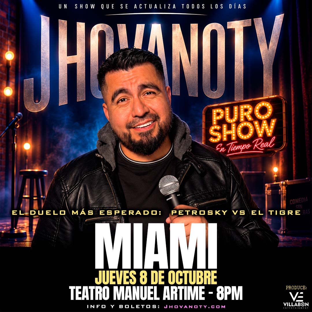 Jhovanoty Puro Show en Miami