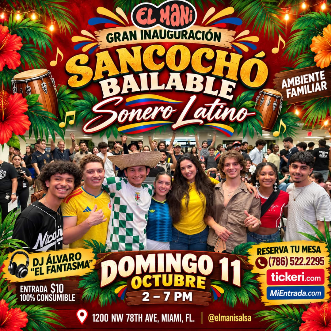 El Mani Gran Inaguracion con Sonero Latino Y Dj Fantasma