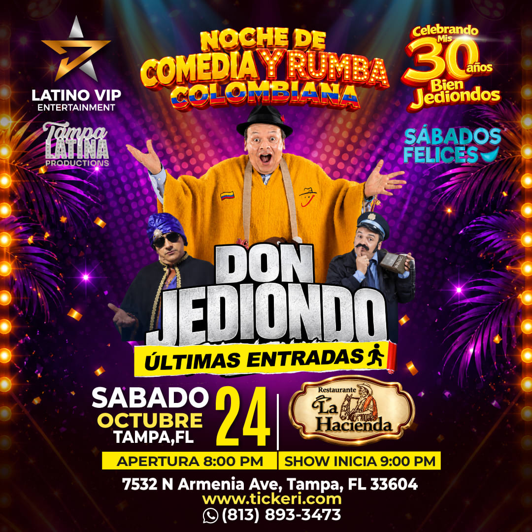Don Jediondo en Tampa– Gira USA 2026