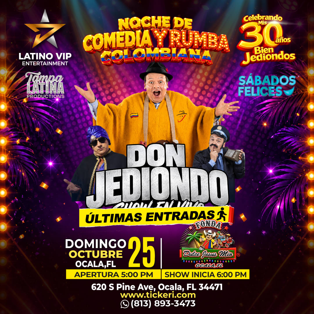 Don Jediondo en Ocala– Gira USA 2026