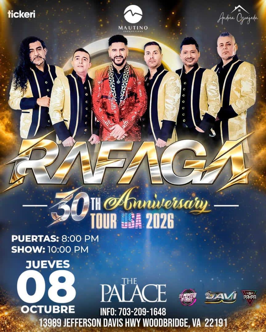 Rafaga 30 Aniversario En Virginia