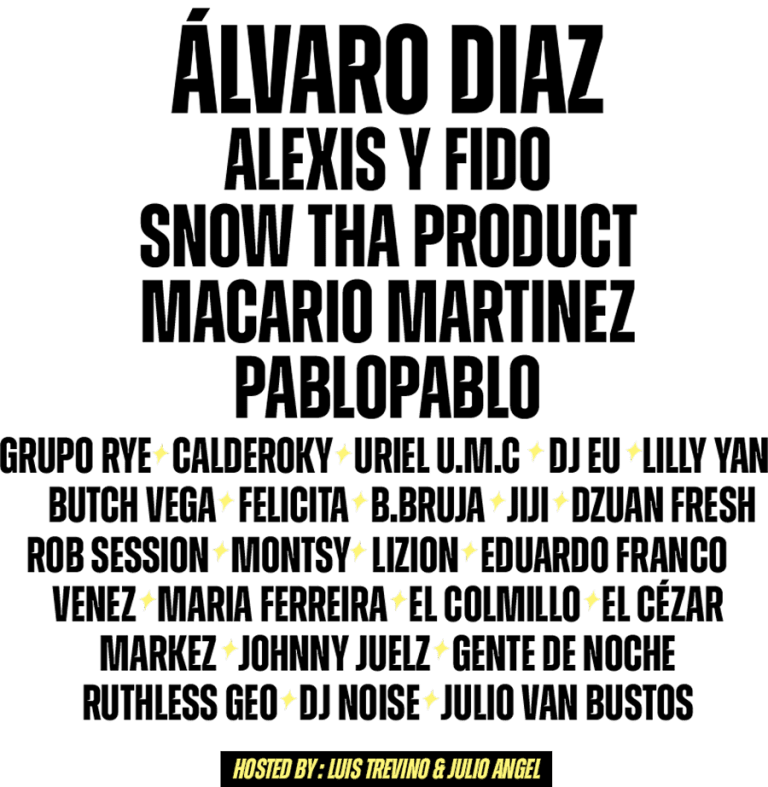 OYE Fest Music Festival Background Graphic