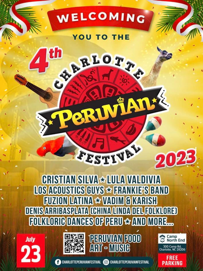 Event - Charlotte Peruvian Festival 2023 - Charlotte, North Carolina - July 23, 2023 | concert tickets