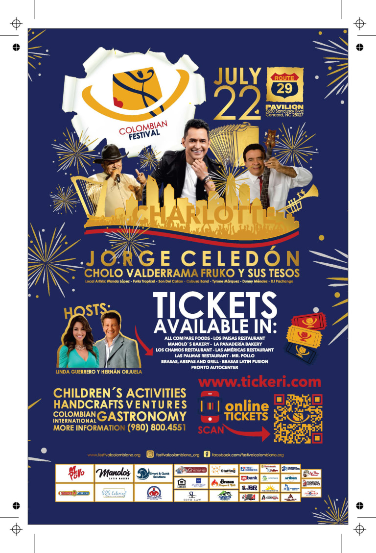 Event - Festival Colombiano/Colombian Festival  - Concord, North Carolina - July 22, 2023 | concert tickets