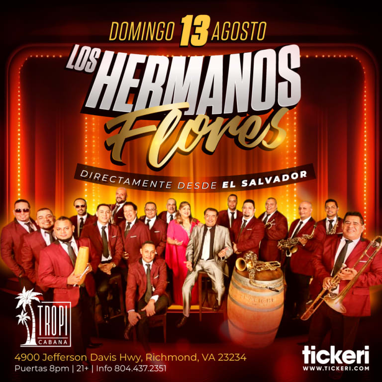 Event - LOS HERMANOS FLORES EN RICHMOND - Richmond, Virginia - August 13, 2023 | concert tickets