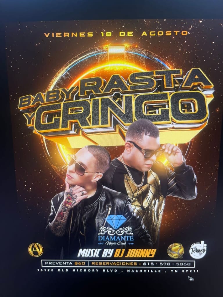 Event - BABY RASTA Y GRINGO EN CONCIERTO ! - Nashville, Tennessee - August 18, 2023 | concert tickets