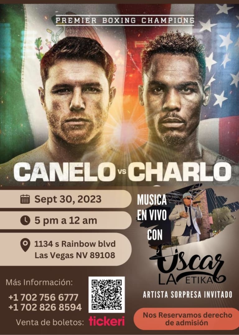 Event - Canelo vs Charlo Cancelado   - Las Vegas, Nevada - September 30, 2023 | concert tickets