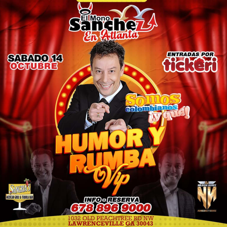 Event - EL MONO SANCHEZ EN ATLANTA OCTUBRE 14 - Lawrenceville, Georgia - October 14, 2023 | concert tickets