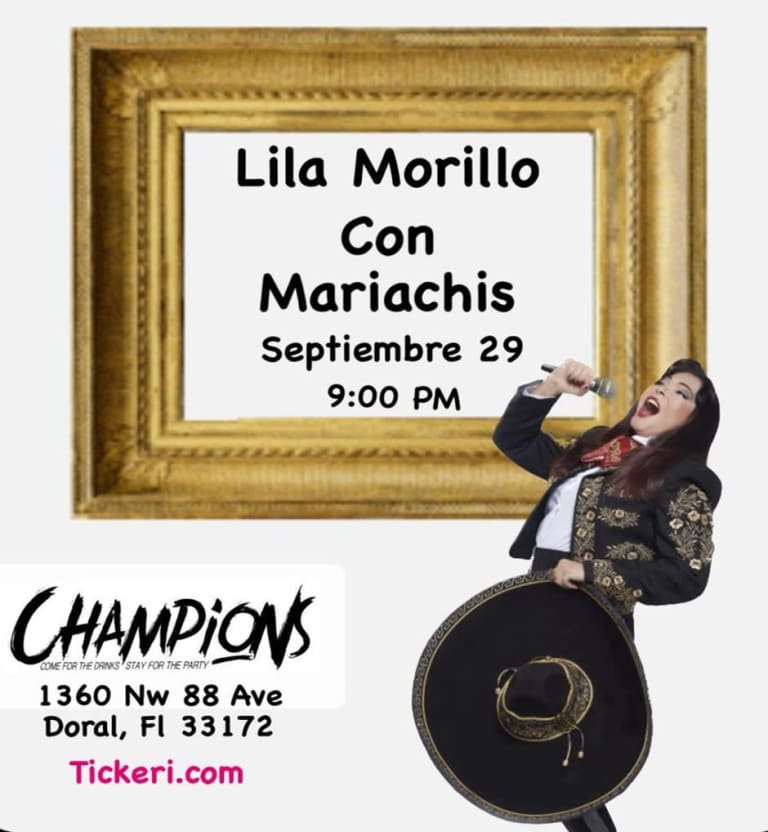 Event - LILA MORILLO CON MARIACHIS - Doral, Florida - September 29, 2023 | concert tickets