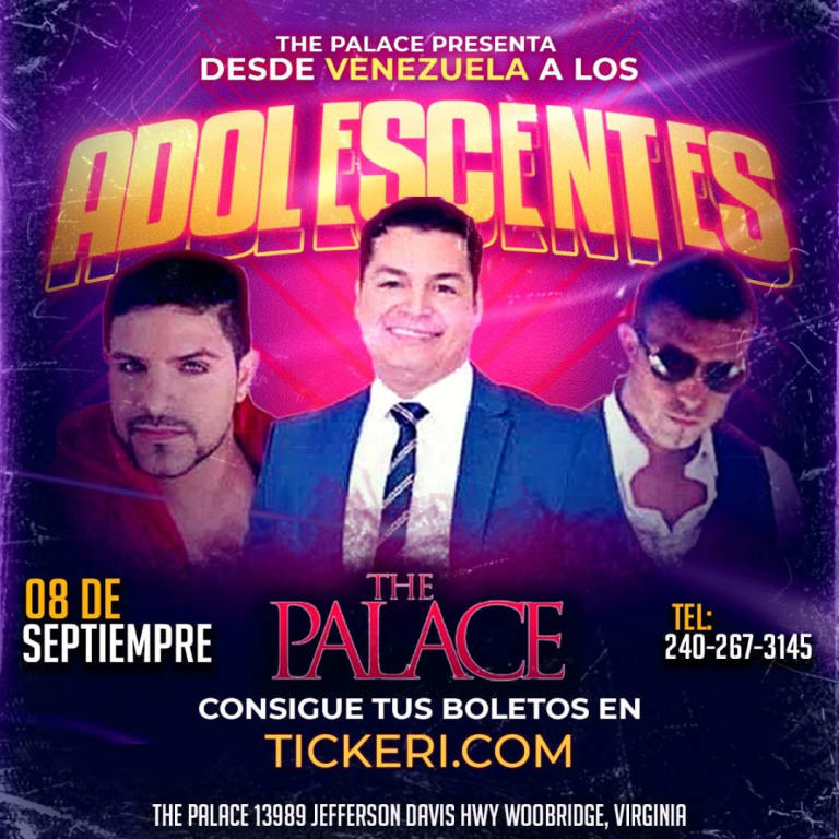 Event - LOS ADOLECENTES - Woodbridge, Virginia - September 8, 2023 | concert tickets