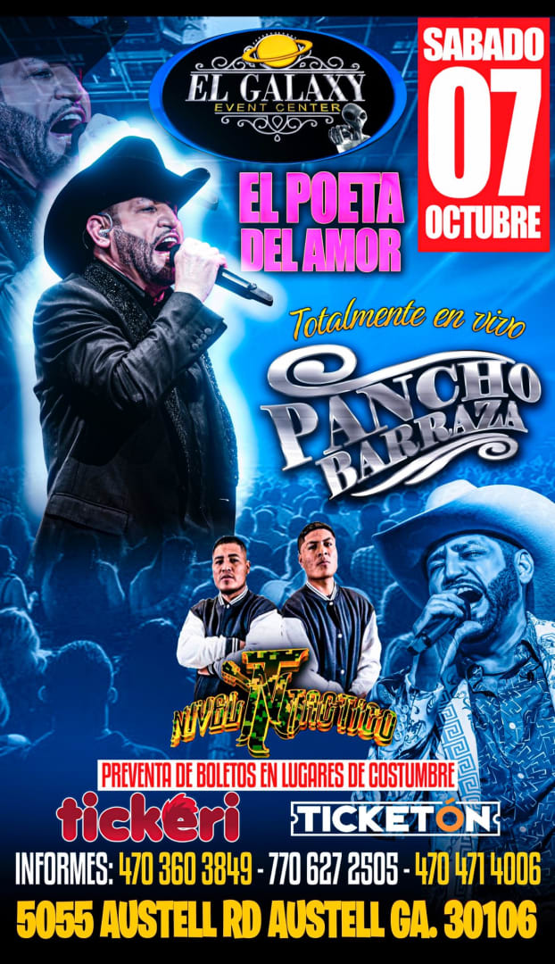 Event - PANCHO BARRAZA - AUSTELL, Georgia - October 7, 2023 | concert tickets