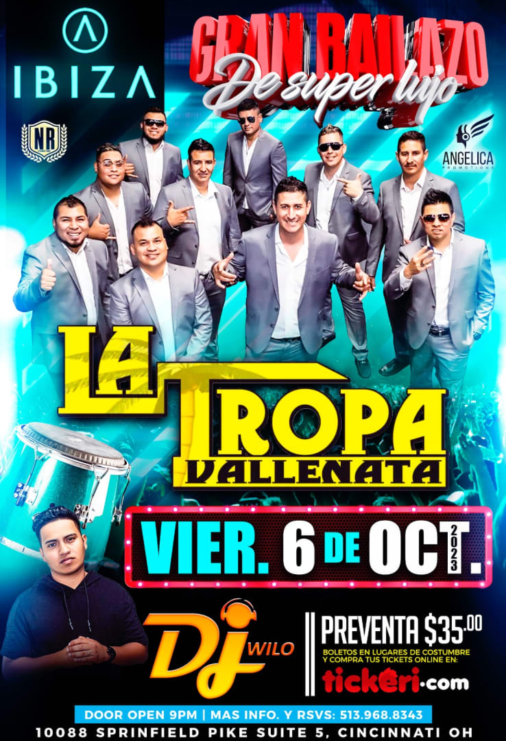 Event - LA TROPA VALLENATA EN CONCIERTO ! - CINCINNAT, Ohio - October 6, 2023 | concert tickets