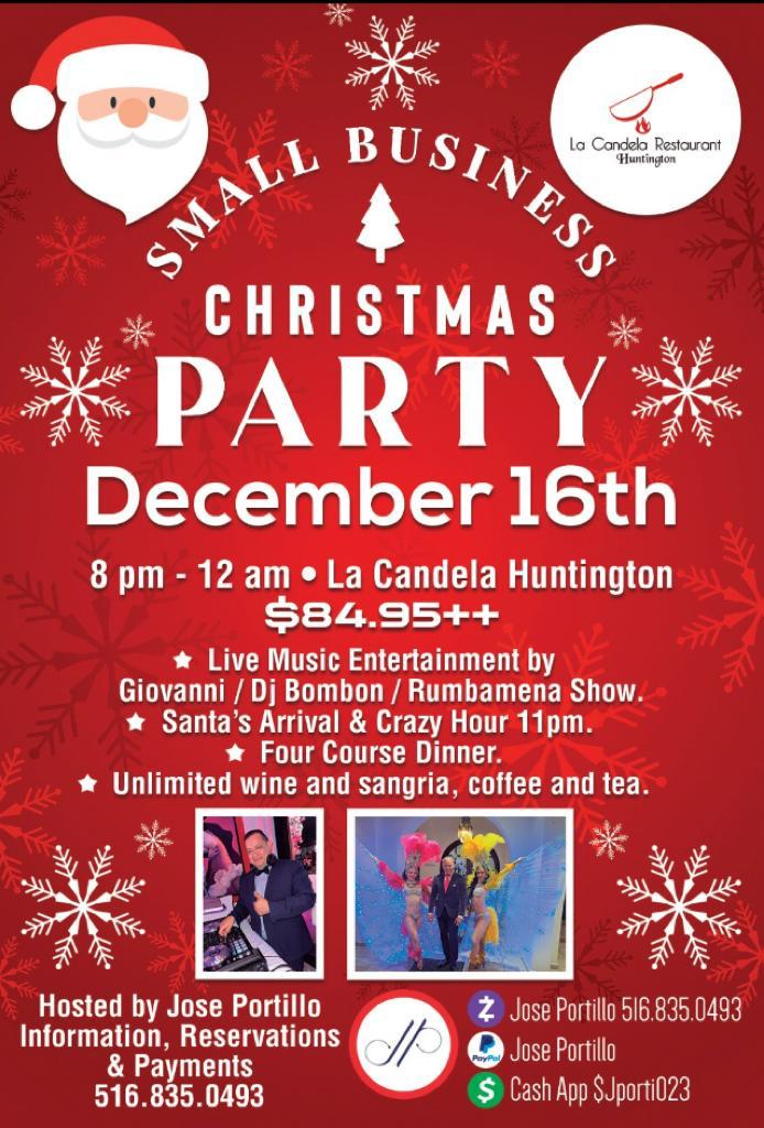 Event - Small Business Christmas Party  - Huntington Station, New York - December 16, 2023 | concert tickets