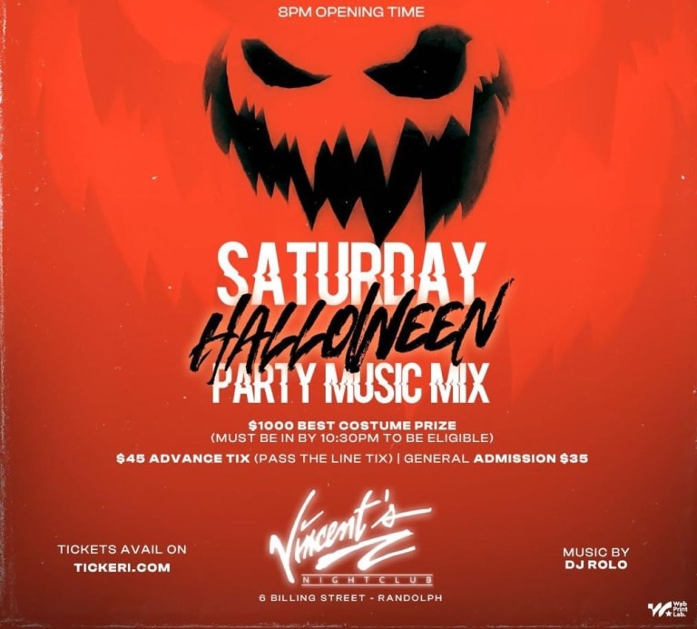 Event - Saturday Halloween Party - Randolph, Massachusetts - October 28, 2023 | concert tickets
