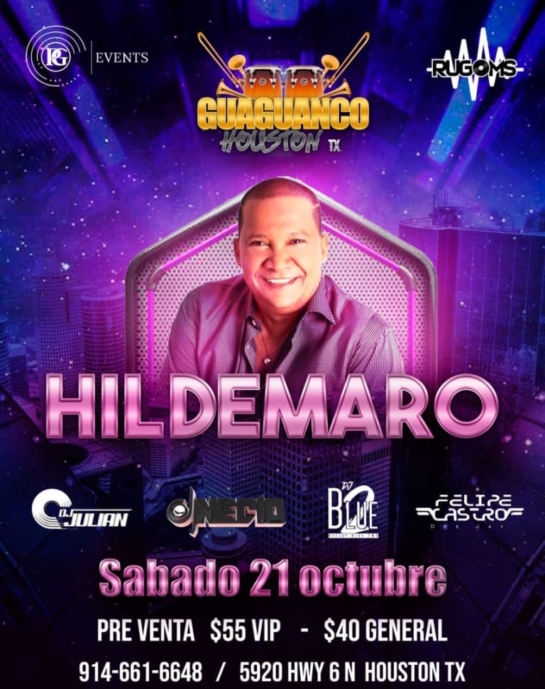 Event - HILDEMARO EN CONCIERTO ! - Houston, Texas - October 21, 2023 | concert tickets