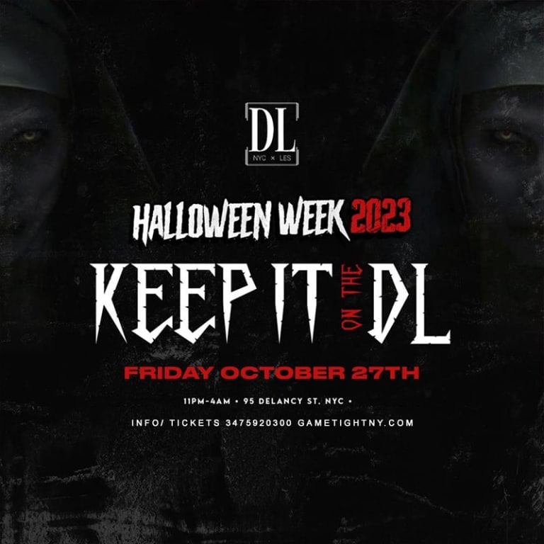 Event -  The DL Halloween Friday Night party 2023 - New York, New York - October 27, 2023 | concert tickets