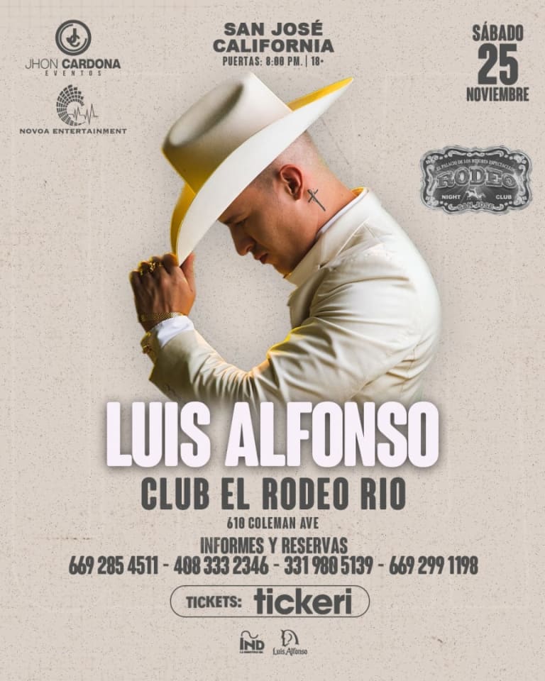 Event - LUIS ALFONSO EN CONCIERTO ! - San Jose, California - November 25, 2023 | concert tickets