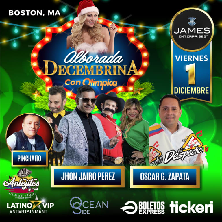 Event - ALBORADA DECEMBRINA CON OLIMPICA  - Revere, Massachusetts - December 1, 2023 | concert tickets