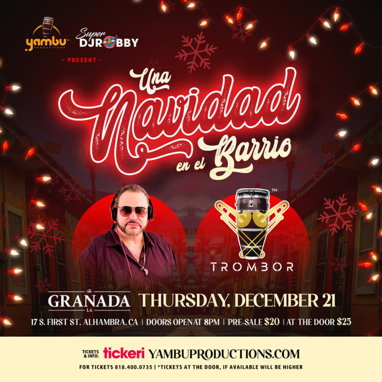 Event - Una Navidad en el Barrio with TROMBOR & DJ Robby - Alhambra, California - December 21, 2023 | concert tickets