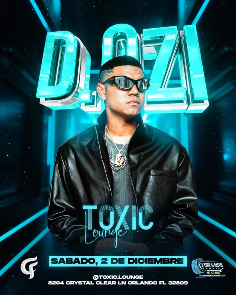 Event - D.OZi "El Suero de la Calle" Concert Toxic Lounge - Orlando, Florida - 2 de diciembre de 2023 | concert tickets